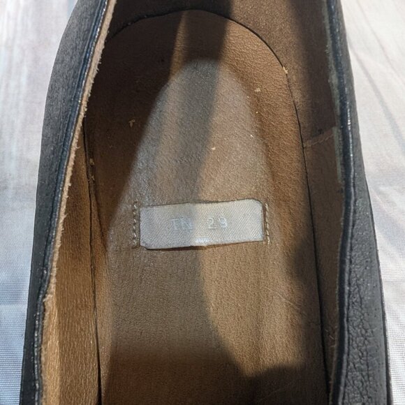 Tracey Neuls TN 29 Women's EUR 40.5 Black Leather Front Knot Cone Pump Heel - Picture 2 of 8